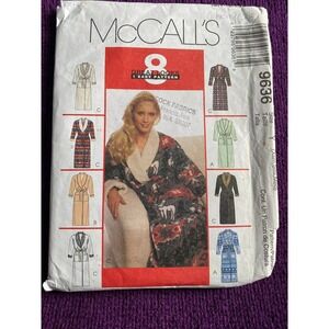 McCalls 9636 sewing pattern robe size xs